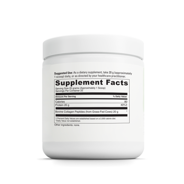 Hydrolyzed Collagen Peptides Powder Right